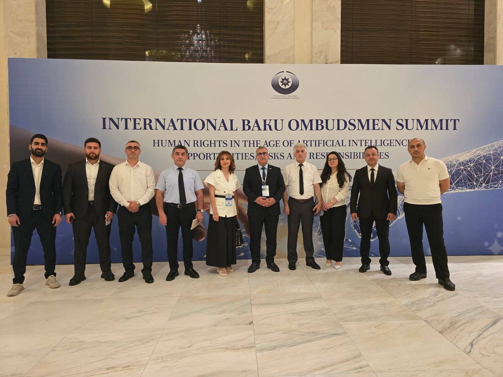 Mediatorlar Ombudsmanların Beynəlxalq Bakı Sammitində iştirak edib